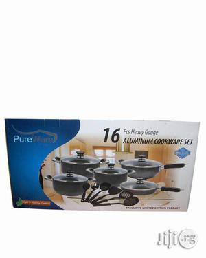 16 Pieces Aluminum Non Stick Cook Ware Set