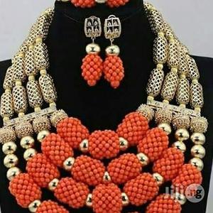 Beaded Ball With Gold Ball