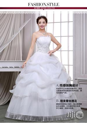 Luxury Tube Top New Studio Simple Organza Wedding Dress