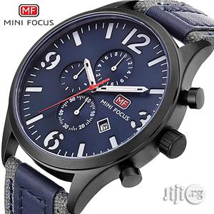 Minifocus Casual Blue Formal Top Brand Men Wrist Watches