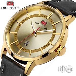 Famous Charm Minifocus Leather Men Wrist Watches