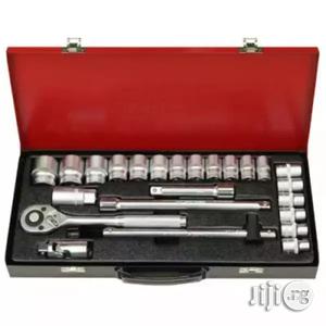 24 Pcs 1/2 Inch Drive Tools Socket Wrench Set