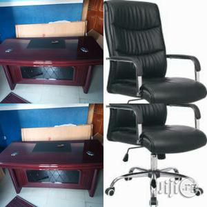 Executive Office Table Together With Executive Chair