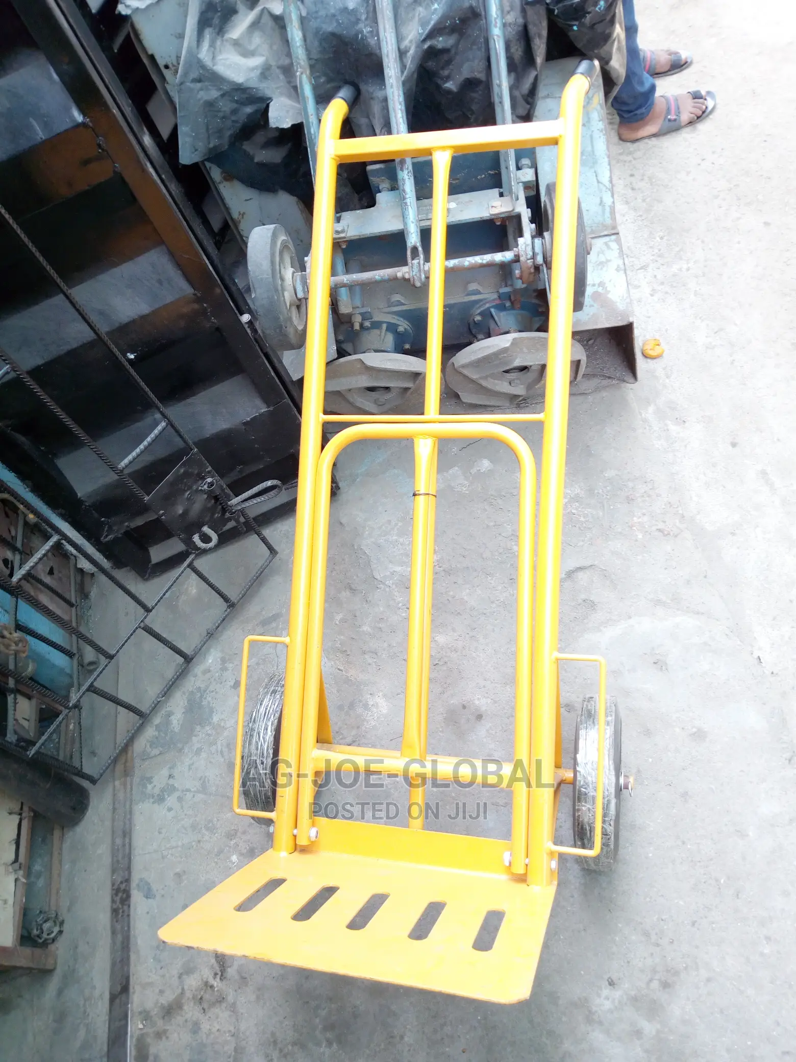 Hand Pushing Trolley
