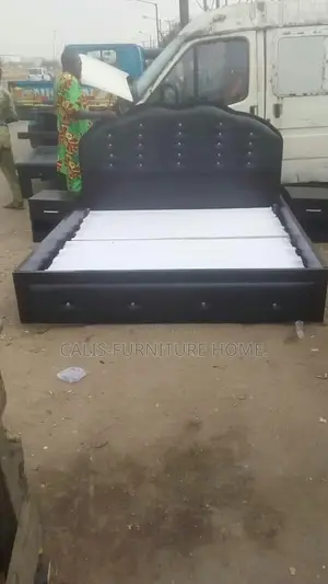 Bed Frame 6ft X 6ft. Dark Brown
