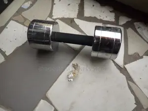 Pair Of Chrome Dumbbell