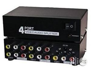 Audio-Video Splitter 4 Ports