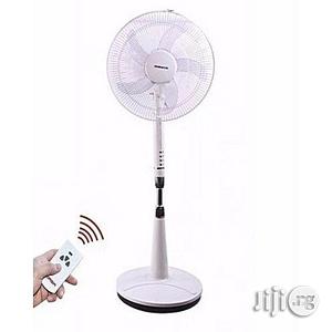 National 18, Inches Rechargeable Fan With Remote