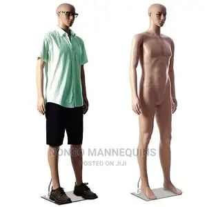 Bald Head Full Body Plastic MALE Detachable Mannequin