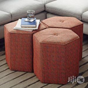 Hexal Upholstered Side Stools (4 Pieces) (Reference: Fx255)