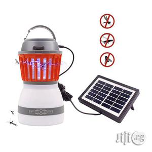 LED Light Mosquito Killer Lamp + Solar Panel USB Charging
