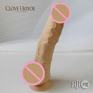 Pure Silicone Penis Skin Color Waterproof Dildo Sex Toy