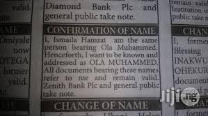 Get Your Change Of Name Done In The Guardian