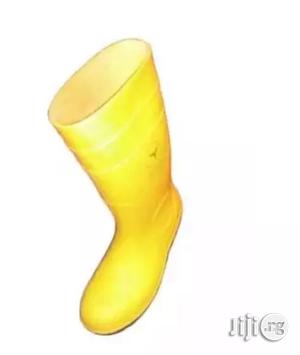 Steel Toe Safety Boots - Yellow