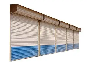 Galvanized Steel Automatic Rolling Shutter Door