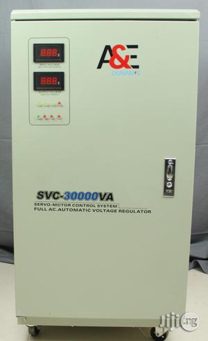 A E 30kva Servo Central Stabilizer Single Phase 80v-260v