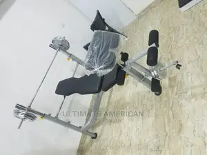 Jx Fitness Commercial Weight Bench And 50kg Barbell