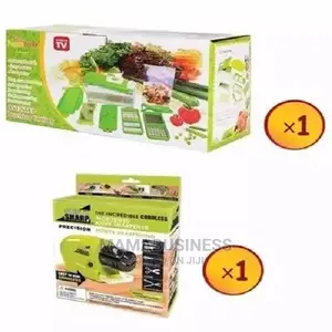 Nicer Dicer Precision Cutting Tool +Cordless Knife Sharpener