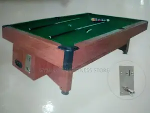 Coin Operated Wood Table Brown
