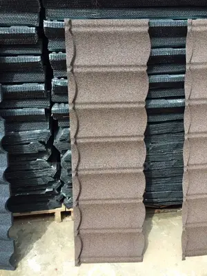 Black Milano Stone Coated Roofing Sheet