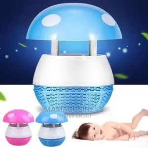 Mushroom Led Photocatalyst Mosquito Killer Lamp- Blue