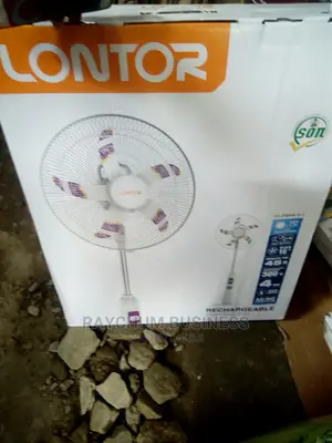 Lontor 16inches Rechargeable Fan With Solar,Usb Supported