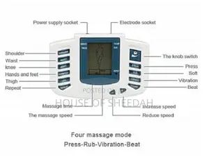 Digital Body Slimming Pulse Massage for Muscle Relaxation