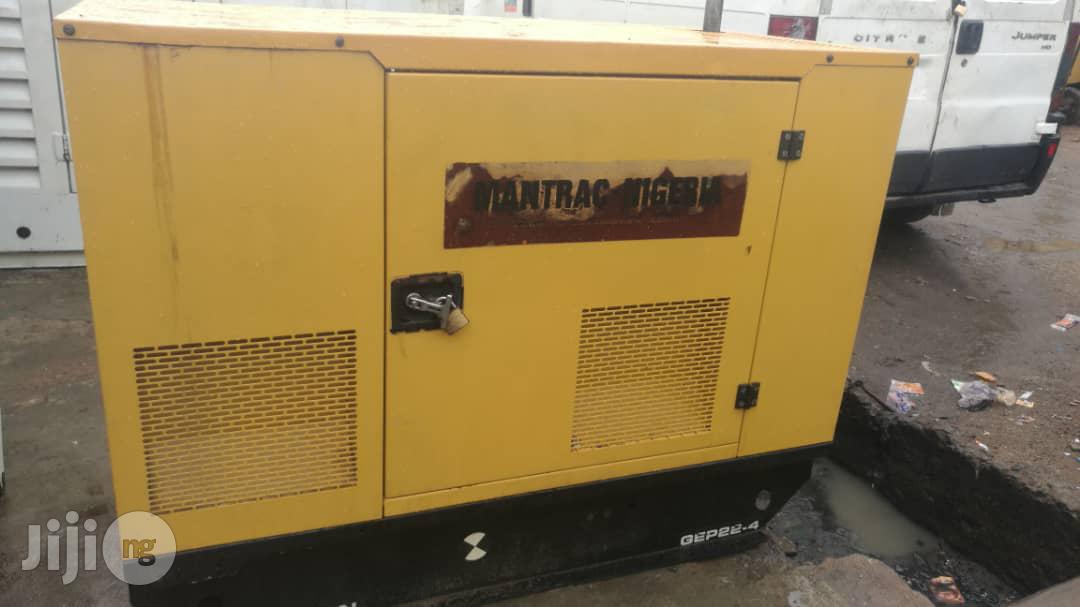 Archive Clean 20kva Mantrac Generator in Lagos State Electrical