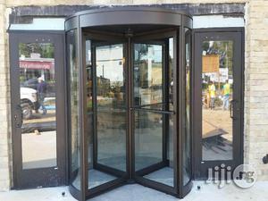 Installation Of Automatic Revolving Door