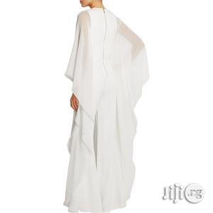 Queen European American Women's Wide Leg Pants Chiffon Mosaic Jumpsuit