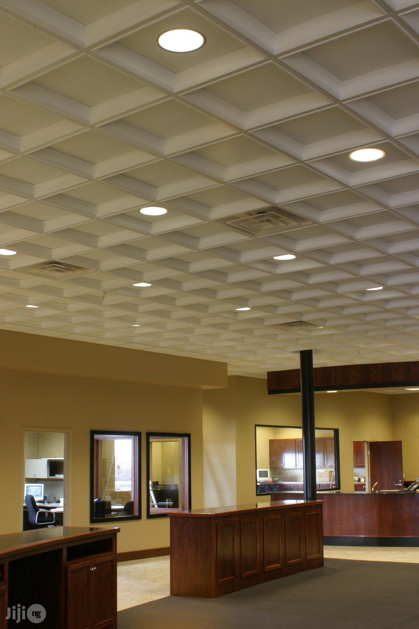 GRG Ceiling, Plasterboard Tiles