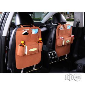 Car Back Seat Organizer - Brown