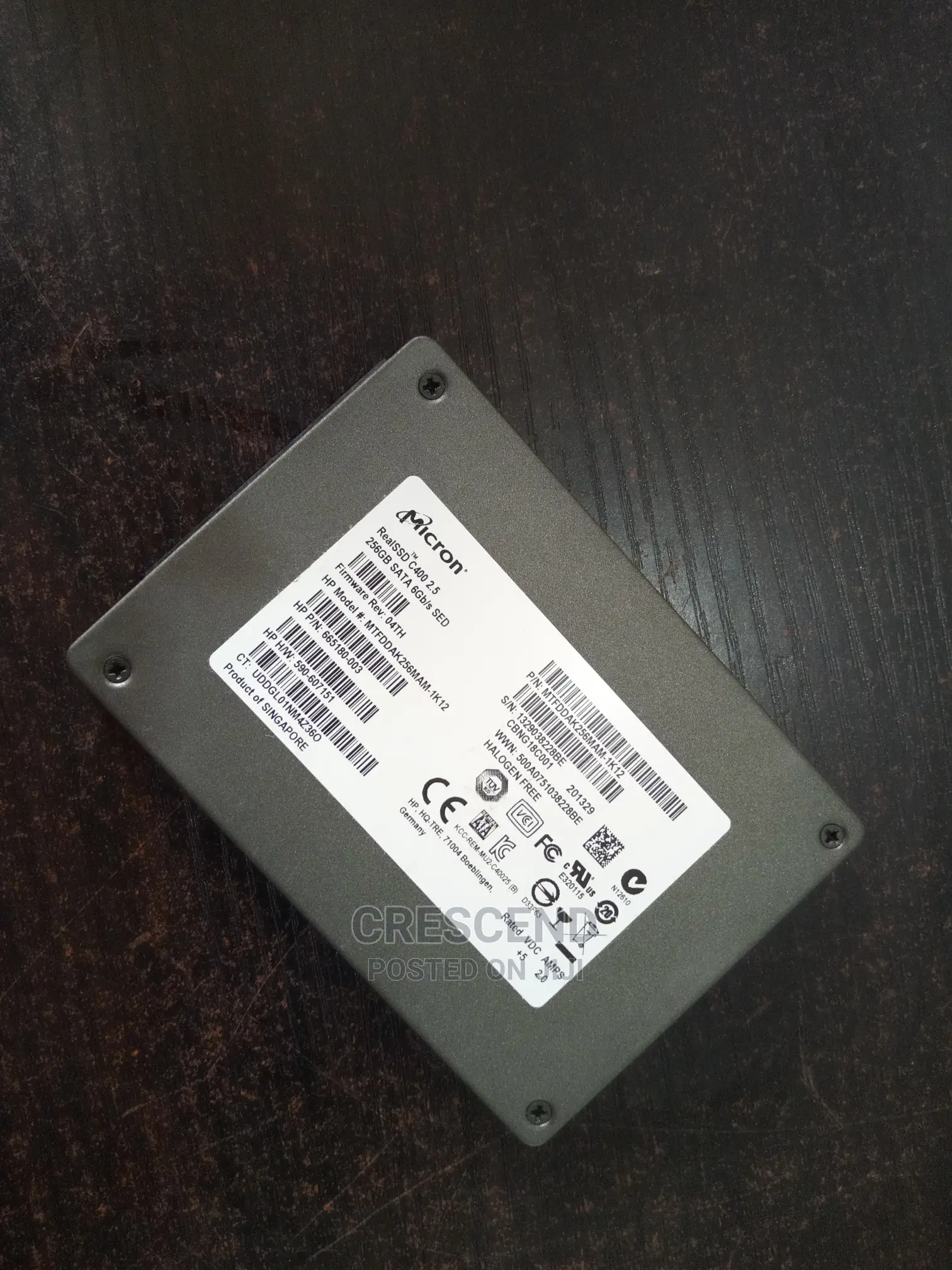 256gb Solid State Drive (Ssd)