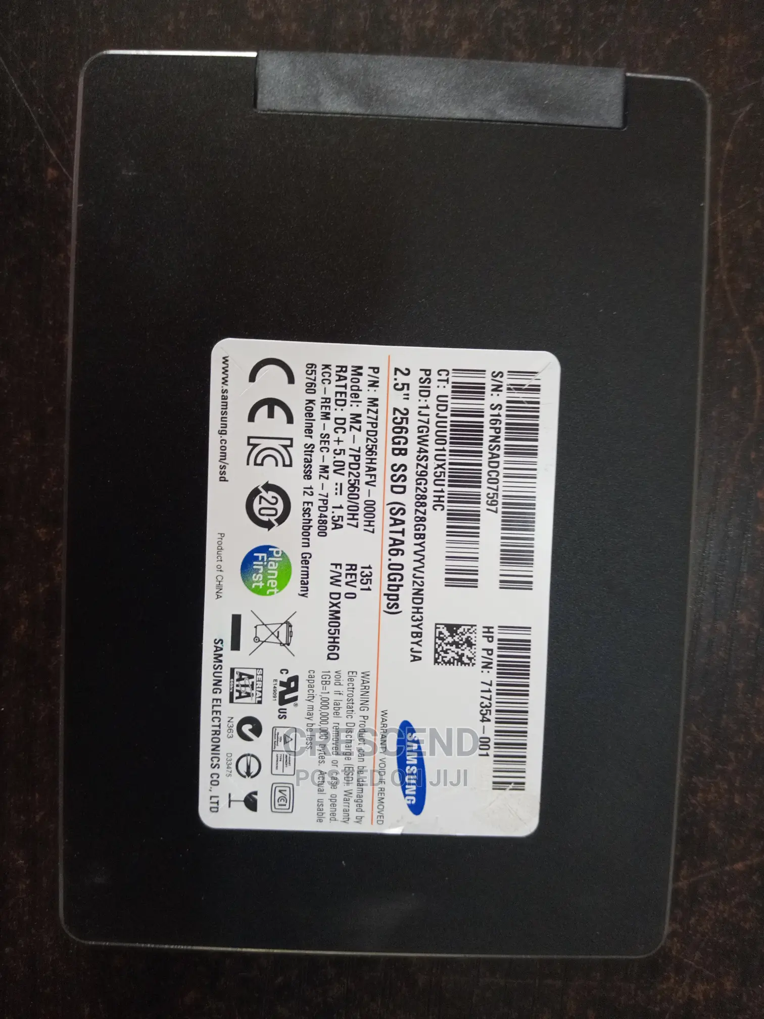 256gb Solid State Drive (Ssd)