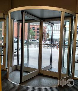 Installation Of Automatic Revolving Door