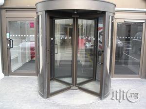 Installation Of Automatic Revolving Door System