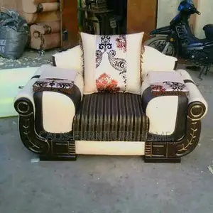 Quality Set of 7 Seater Living Room Fabric Sofa Chair.