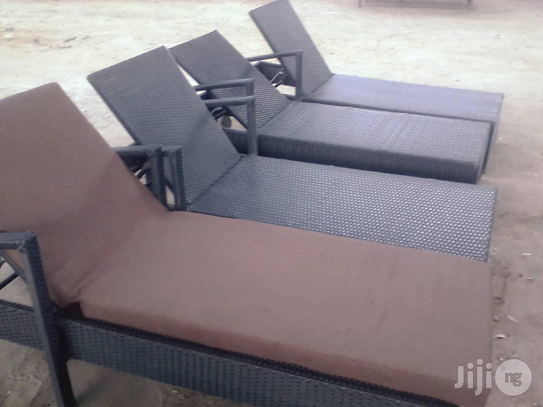 Adjustable Headrest Beach Bed
