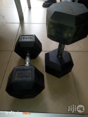 Coated Hex Dumbbell 20kg (Pair)