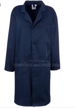 Lab Coat Navy Blue