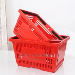 Supermarket Grocery Plastic Shopping Basket