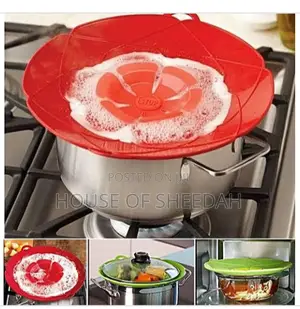 Flexible Spill Stopper Lid Pan