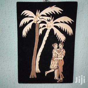 Handmade Art Work Of An African Couple's Day Out 03