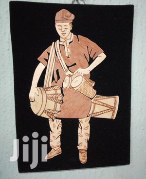 Handmade Art Work Of An African Drummer