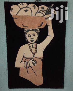 Handmade Art Work Of An African Hawker