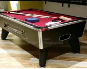 8ft Marble Slate Coin Table Red