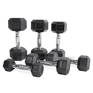 Hexagonal Dumbbell 5kg Black