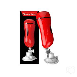 Realistic Vagina Strong Suction Sex Masturbator for Men-Red