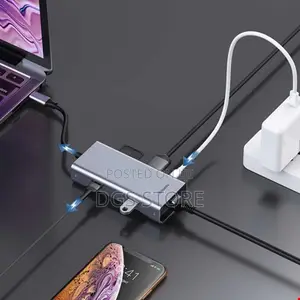 Baseus Square Desktype C Multi-Functional Hub Usb 3.0 *2RJ45