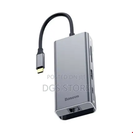 Baseus Square Desktype C Multi-Functional Hub Usb 3.0 *2RJ45